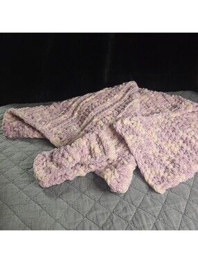 Handmade Baby Blanket, Burp Rag, & Head band